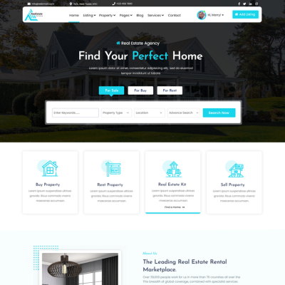 Real Estate Broker WordPress Theme