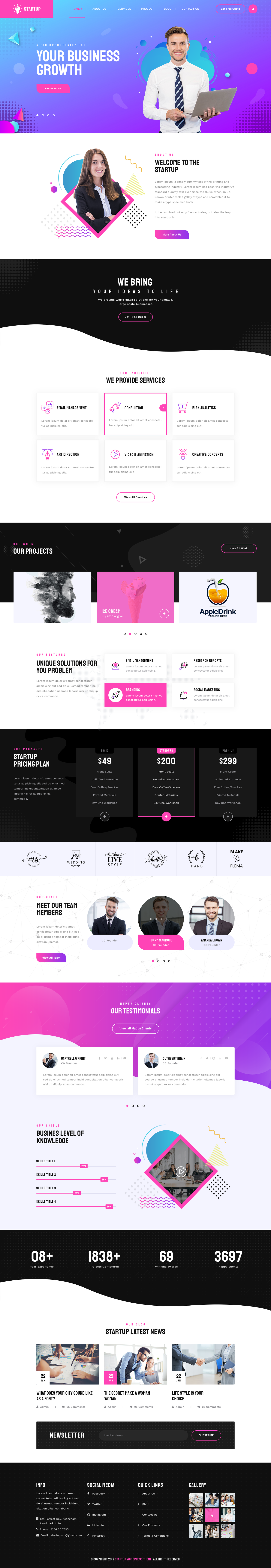 Agency WordPress Theme