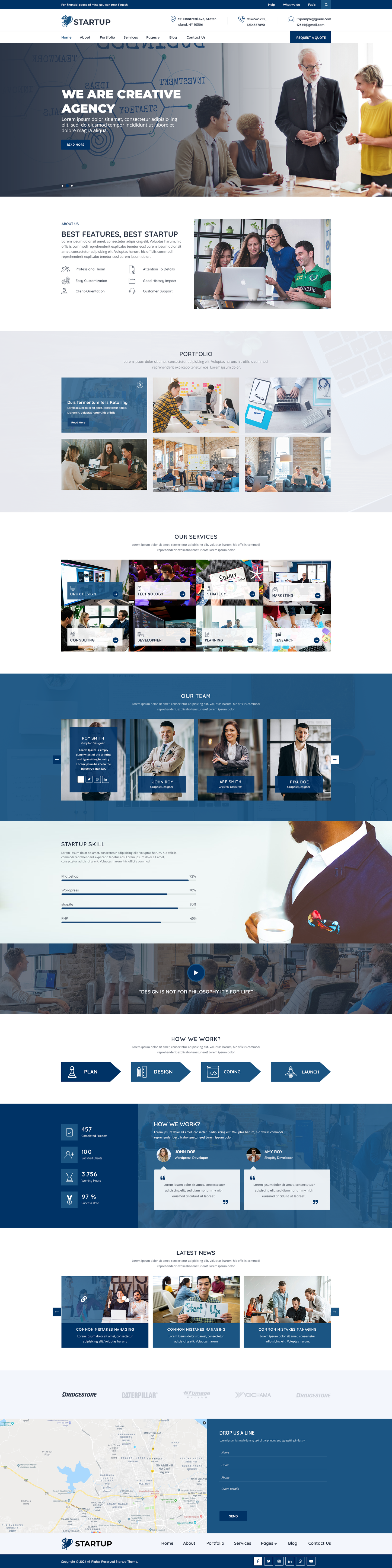 Business Startup WordPress Theme