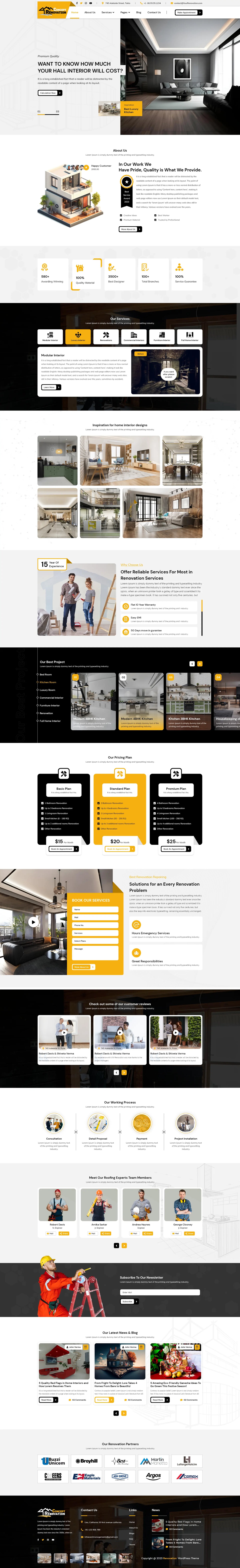 Home Renovation WordPress Theme