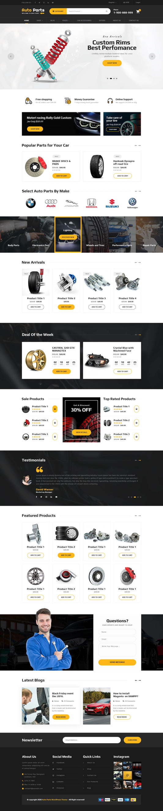 Garage WordPress Theme