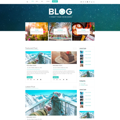 Free WordPress Blog Theme