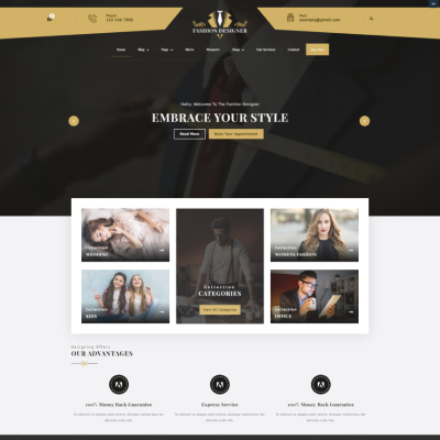 Fashion Designer WordPress Theme