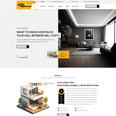 Home Renovation WordPress Theme