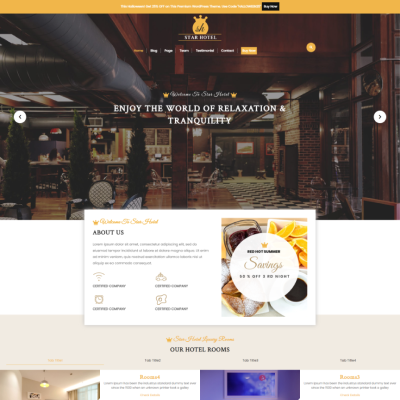 Free WordPress Hotel Theme