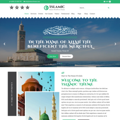 Mosque WordPress Theme