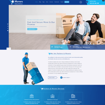 Moving Company WordPress Theme