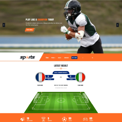 WordPress Sports Theme