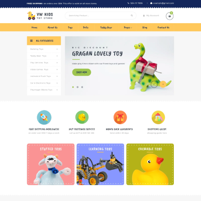 Toy Store WordPress Theme