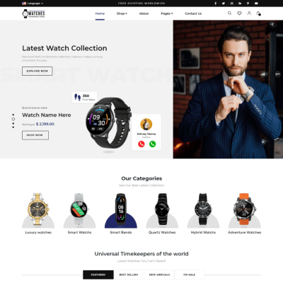 Watch Store WordPress Theme