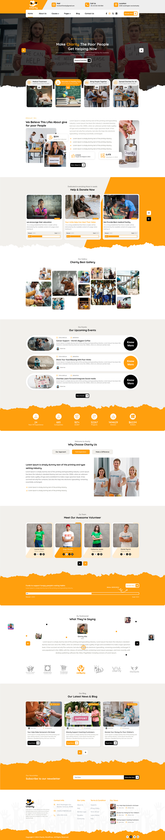 Charity Welfare WordPress Theme