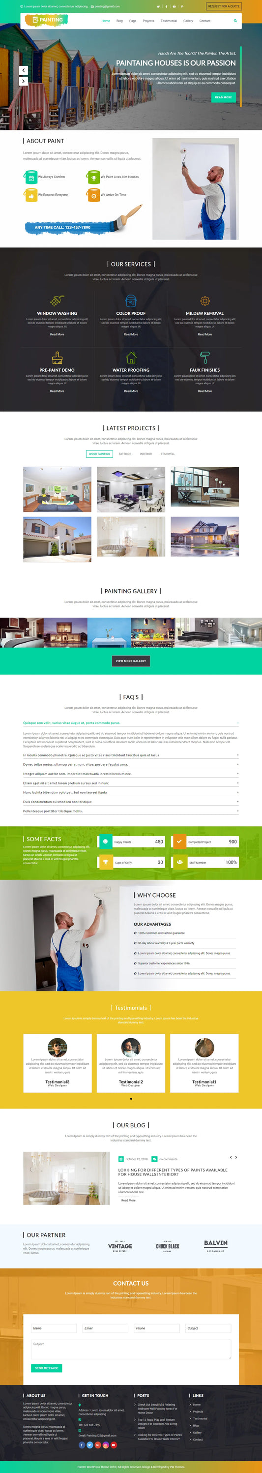 Painter WordPress Template